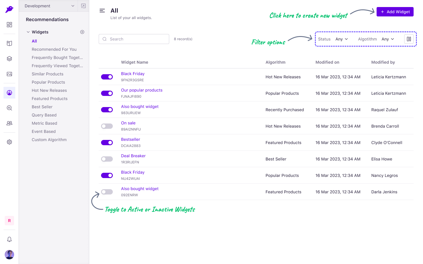 Personalization - Widget listing - Hover State.png